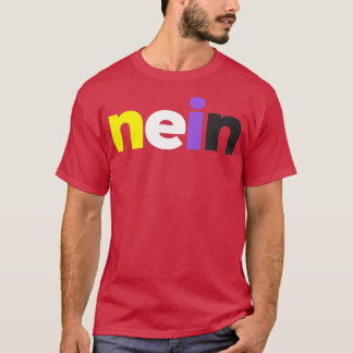 Nein Nonbinary Pride T-shirt