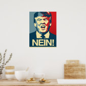 NEIN - Poster anti-Trump - Anti-Trump - (Cuisine)