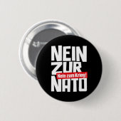 nein zur nato ronde button 5,7 cm (Voorkant /achterkant)