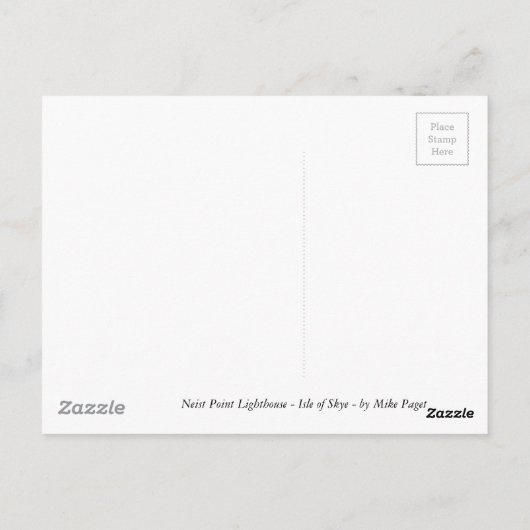 Neist Point Lighthouse Briefkaart (Achterkant)