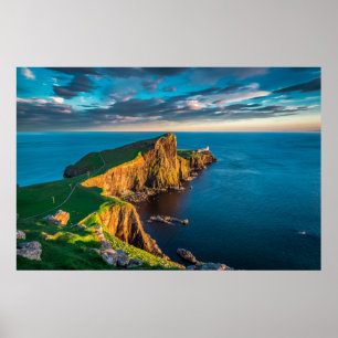 Neist Point Lighthouse, Schotland Poster