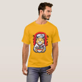 Neko Cat Japanse Chef Cute Kawaii T-shirt (Voorkant volledig)