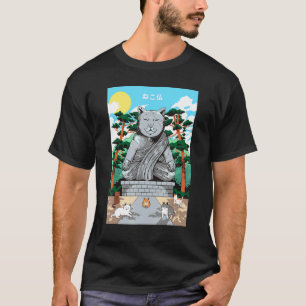 Neko Lucky Japan Kat Kittens Boeddha T-shirt