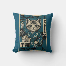 Neko Noodle Nights Kussen