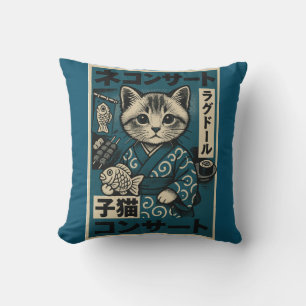 Neko Noodle Nights Kussen