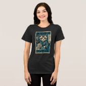 Neko Noodle Nights Tri-Blend Shirt (Voorkant volledig)