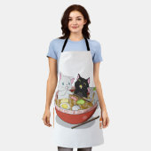 Neko Ramen cat Schort (Gedragen)