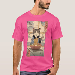 Neko Ramen Ukiyo T-shirt