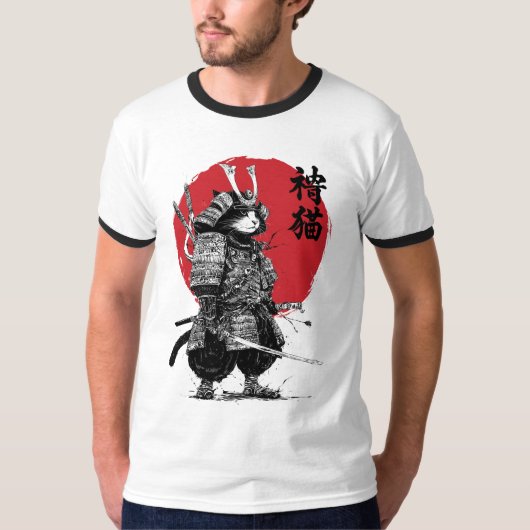 Neko Samurai T-shirt (Voorkant)