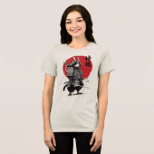 Neko Samurai Tri-Blend Shirt (Voorkant volledig)