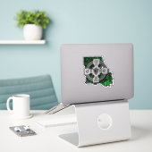 NELA Sons & Daughters of Erin Bumpersticker Sticker (Laptop op bureau)