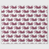Nele faded pink papier cadeau personnalisé (Plat)