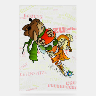 Nelio & Mael - Der ungeplante Silvester-Abflug Acryl Bord