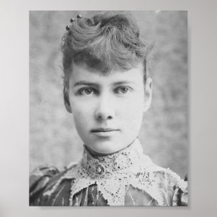 Nellie Bly - Early American Journalist - Afdruk Poster