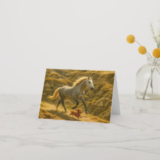 Nellie & Charlie Small, 4" x 5,6" gevouwen Note Ka Bedankkaart