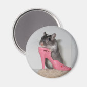 Nellie de Gerbil Moederdag Magnet Magneet (Voorkant / Achterkant)