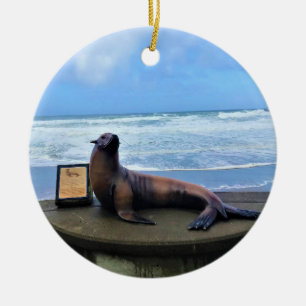 Nelscott Reef, Lincoln City, Oregon Keramisch Ornament