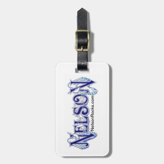NELSON Bagagelabel (Voorkant verticaal)