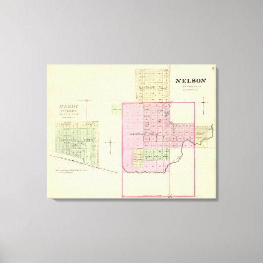 Nelson en Hardy, Nebraska Canvas Afdruk (Voorkant)
