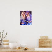 NELSON - klassiek poster - paars (Keuken)