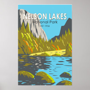 Nelson Lakes National Park New Zealand Poster