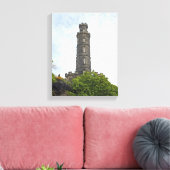 Nelson Monument (Edinburgh) Canvas Afdruk (Insitu (Woonkamer))