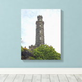 Nelson Monument (Edinburgh) Canvas Afdruk (Insitu (Houten vloer))