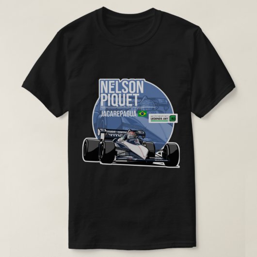 Nelson Piquet - 1983 Jacarepagua T-shirt (Design voorkant)