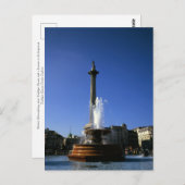 Nelson's Column Trafalgar Square Briefkaart (Voorkant / Achterkant)