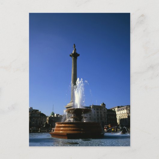 Nelson's Column Trafalgar Square Briefkaart (Voorkant)