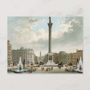 Nelson's Column, Trafalgar Square, Londen Briefkaart