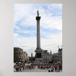 Nelson's Column, Trafalgar Square Poster