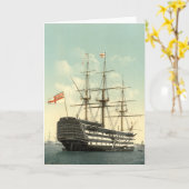 Nelson's HMS Victory Kaart (Gele Bloem)