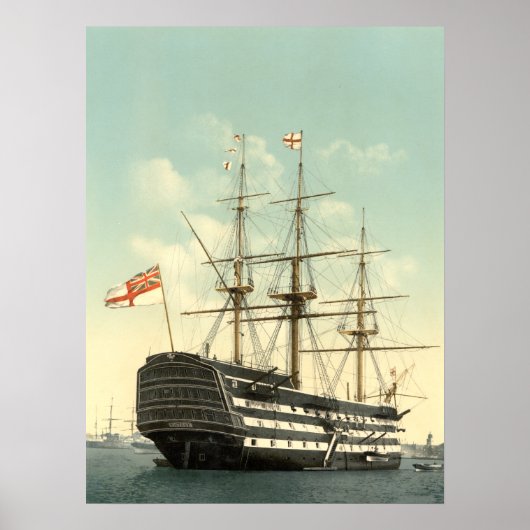 Nelson's HMS Victory Poster (Voorkant)