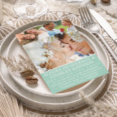 Nemacht je foto Typografie Wedding Invitations Kaart