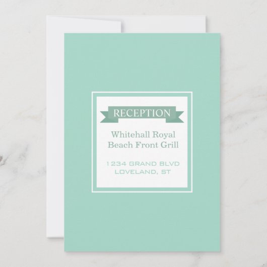 Nemacht je foto Typografie Wedding Invitations Kaart (Achterkant)