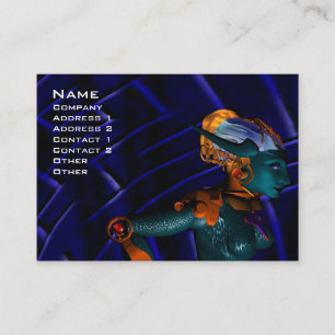 NEMES/cybernetica, mechanische ingenieur, blauw Visitekaartje