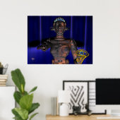 NEMES/HYPER ANDROID MET ANKH POSTER (Thuiskantoor)