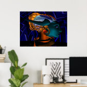 NEMES / HYPER ANDROID PORTRAIT, Sciencefiction Poster (Thuiskantoor)