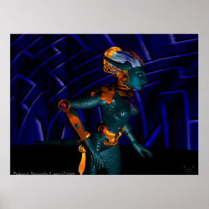 NEMES / HYPER ANDROID, Science Fiction Poster