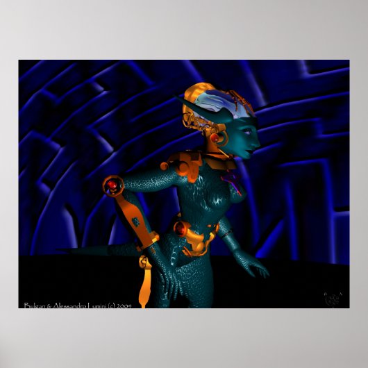 NEMES / HYPER ANDROID, Science Fiction Poster (Voorkant)