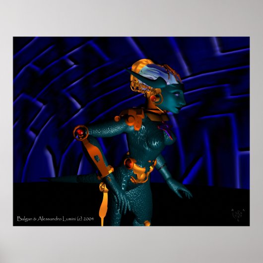 NEMES/HYPER ANDROID, science fition Poster (Voorkant)