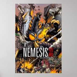 Nemesis - Een Poster van Kaiju - Kunst door Matt F