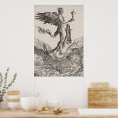 Nemesis, gegraveerd door Albrecht Durer Poster (Keuken)