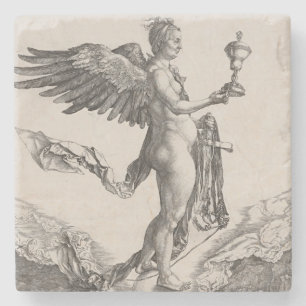 Nemesis van Albrecht Durer Stenen Onderzetter
