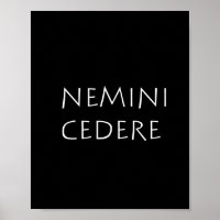 Nemini cedere