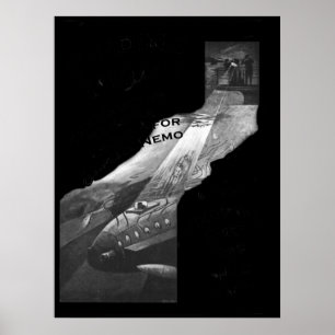 Nemo Jules Vernes New Steampunk Book vinden Poster
