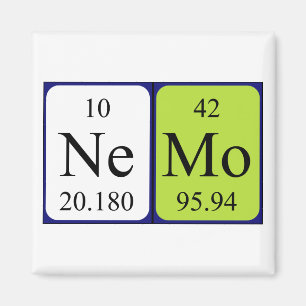 Nemo periodieke table name magnet magneet