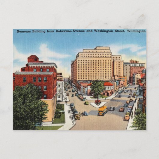 Nemours Building from Delaware, Wilmington Briefkaart (Voorkant)