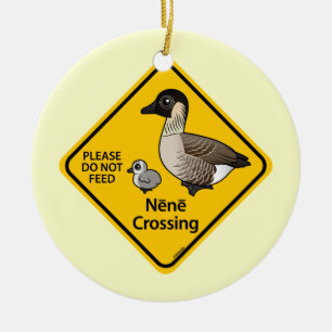 Nene Crossing Keramisch Ornament